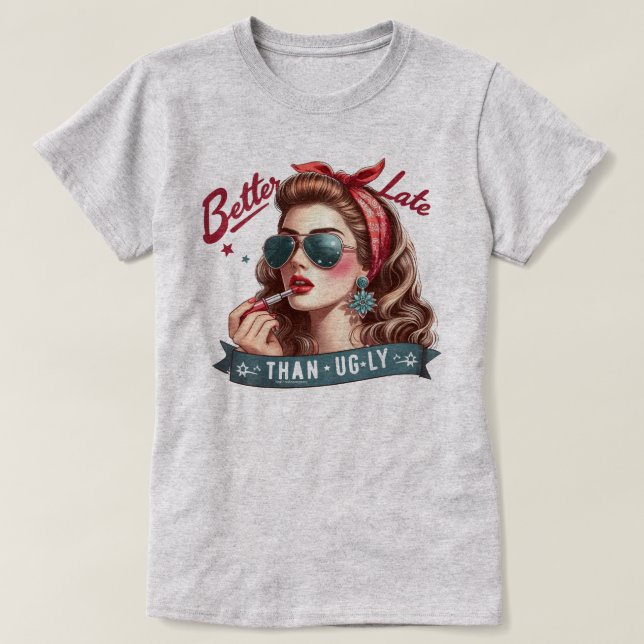 Testemunha Retro Rapariga T-Shirt - Melhor Tarde D (Frente do Design)