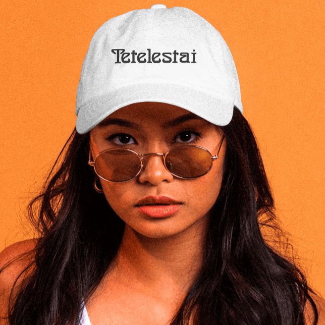 Tetelestai Embroiderado Hat, Boné Básico Flexfit W (Criador carregado)