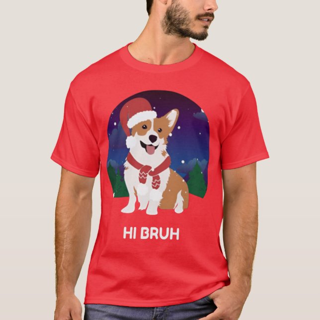 Teto de Natal para Cachorros Amantes de Camisa Ess (Frente)