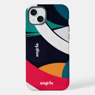 Teto geométrico na moda moderno, azul, vermelho