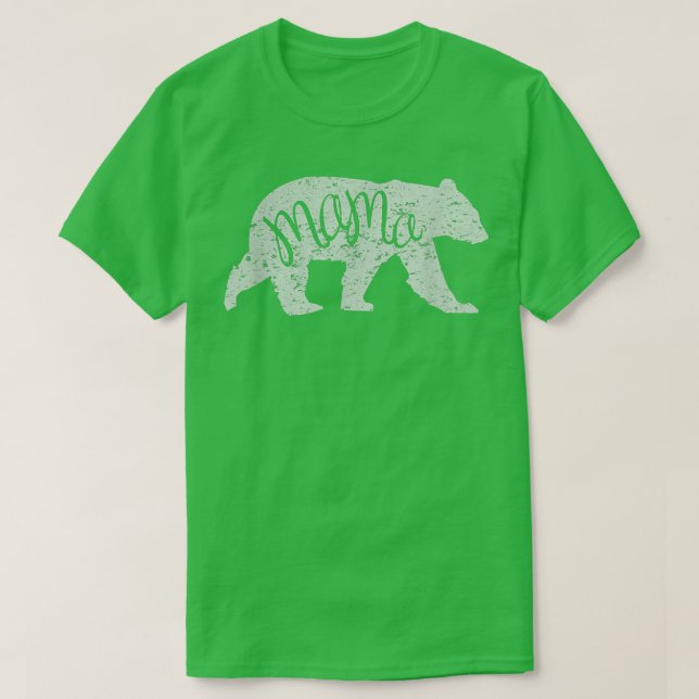 Teto Gráfico da Camisa do Urso da Mamãe (Frente do Design)