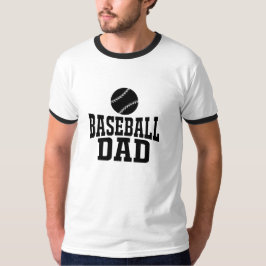 Teto personalizado de baseball com Camisa T de Pai