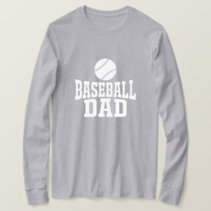 Teto personalizado de baseball com Camisa T de Pai