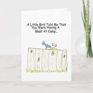 Teve Um Golpe No Cartão De Saudação Do Campo