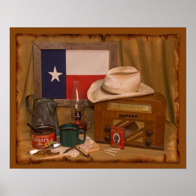Texas Antiques poster (Frente)