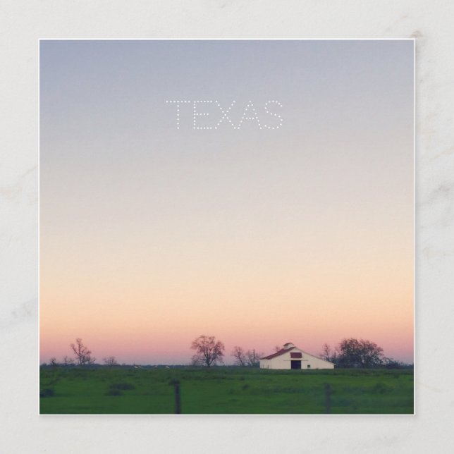 Texas Barn no Sunset (Frente)