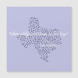 Texas Bluebonnet Wildflorts Mensagem Texas Present