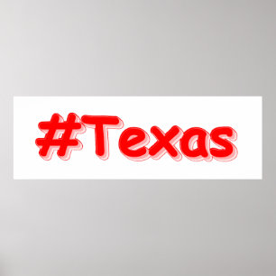"#Texas " Design bonito. Impressão de tela de comp