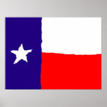 Texas Flag Pop Art Poster - Impressões de Estados<br><div class="desc">Estados Unidos Sinalizam Trabalhos de arte Digitais - Símbolos e Emblemas Nacionais Americanos - Sinalizadores dos Estados Unidos da América</div>