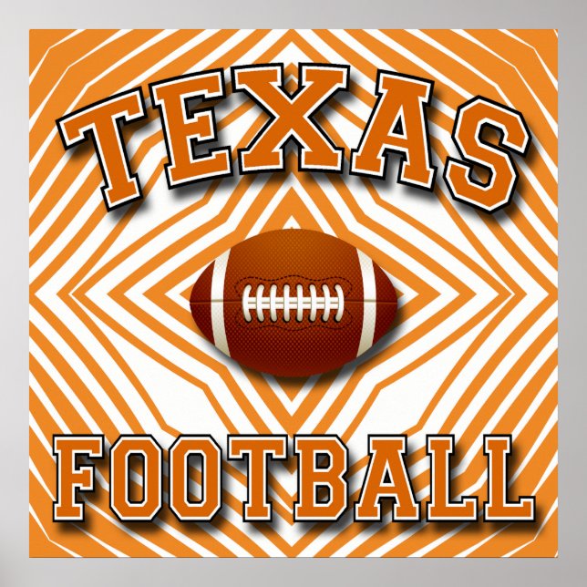 TEXAS FOOTBALL POSTER (Frente)