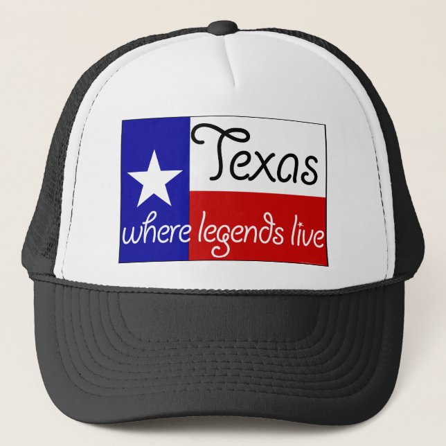 Texas - onde as legendas vivem boné (Frente)
