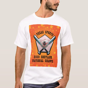 Texas ostenta o t-shirt dos campeões da bola do T