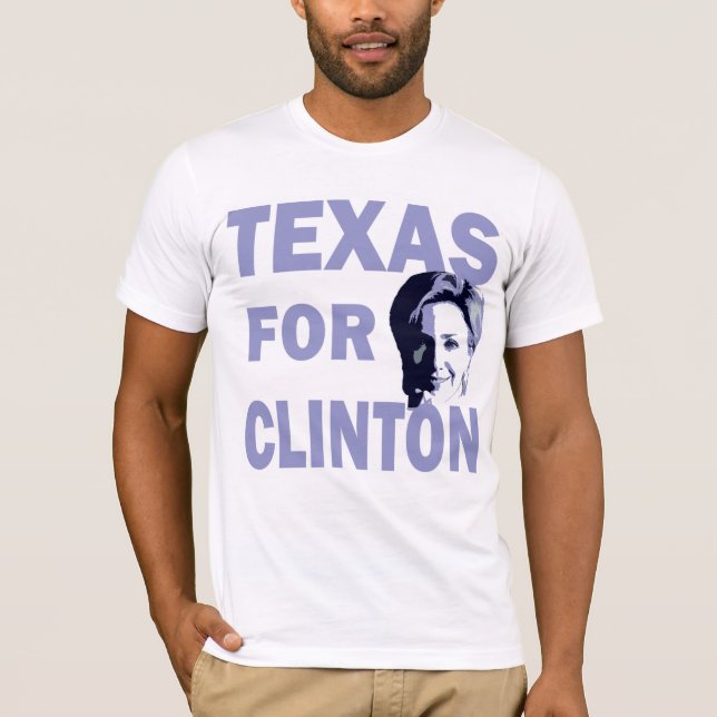 Texas para o t-shirt de Hillary Clinton (Frente)