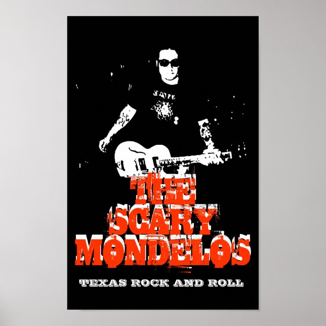 Texas Rock and Roll Poster (Frente)