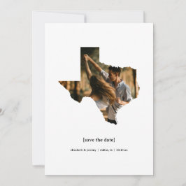 Texas Salve o Cartão com fotos de Data