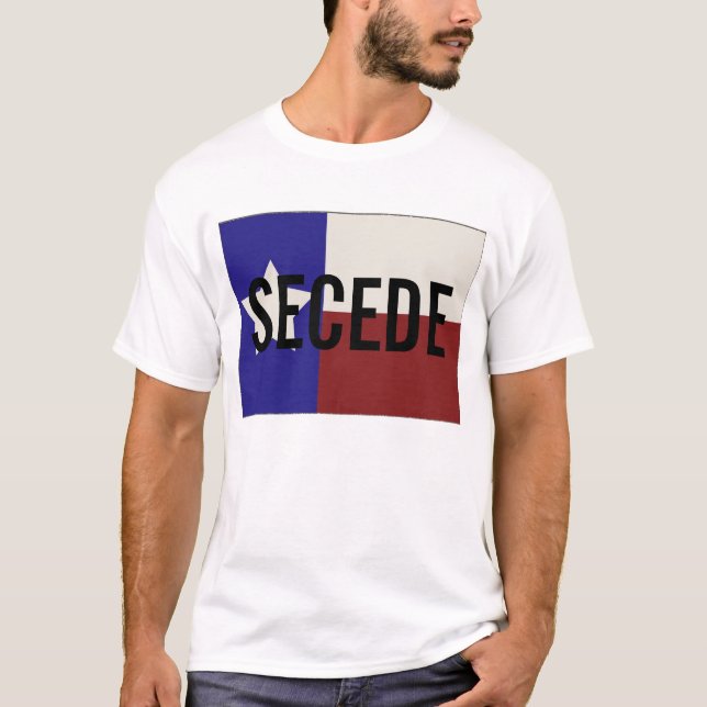 Texas SECEDE o t-shirt (Frente)