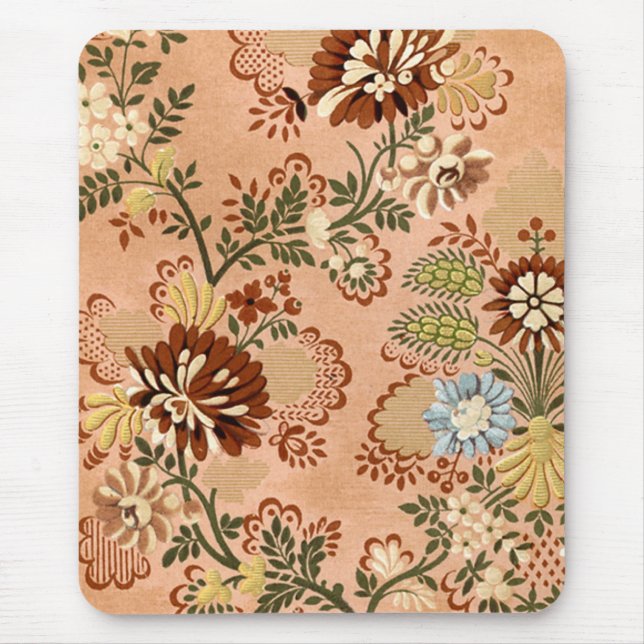 Têxtil de Damasco do Século 17 - Mousepad (Frente)