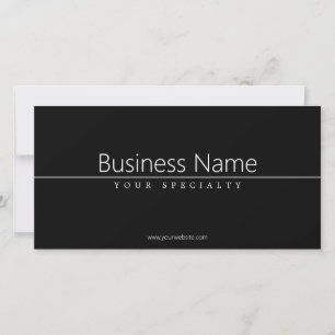 Texto branco elegante simples no preto