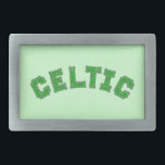 Texto Celular<br><div class="desc">Texto do estilo do nó celta em verde. Fontes personalizadas.</div>