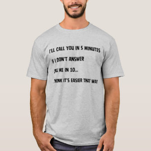 Texto Clássico Engraçado Mensagem T-Shirt
