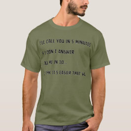 Texto Clássico Engraçado Mensagem T-Shirt