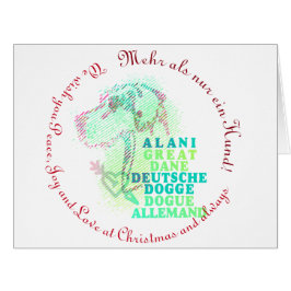 Texto curvo do Cartão de Dane Grande