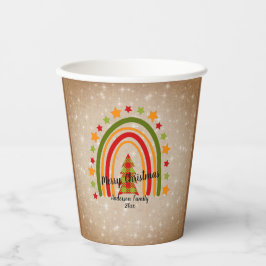 Texto da Árvore 20xx do Arco-Íris Moderno de Natal