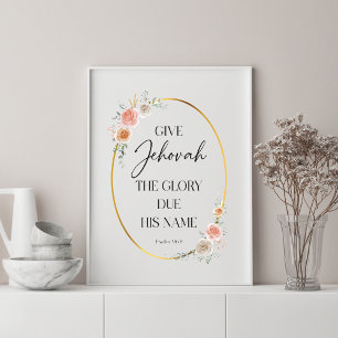 Texto de 2025 anos JW com Impressão Rosa