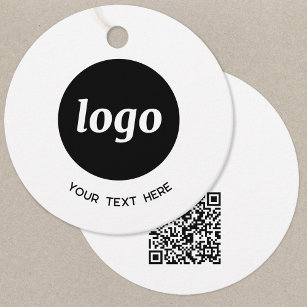 Texto de logotipo simples e etiquetas de preços de