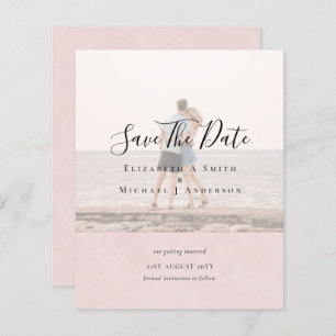 Texto de Sobreposição de Foto Moderna SALVAR DATAS