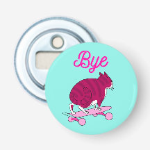 Texto De Tchau Com Legal Gato Rosa