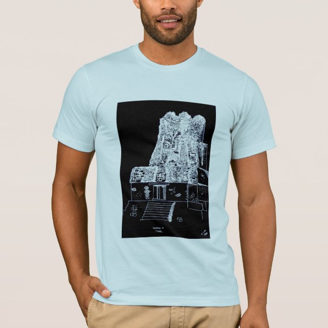 Texto do t-shirt W. de Tikal: TEMPEL II TIKAL, (Frente)