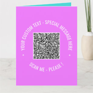 Texto e Cartão de Saudação de Informações de Verif