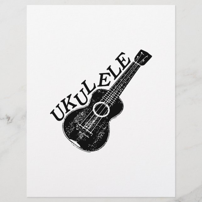 Texto E Imagem Do Ukulele (Frente)