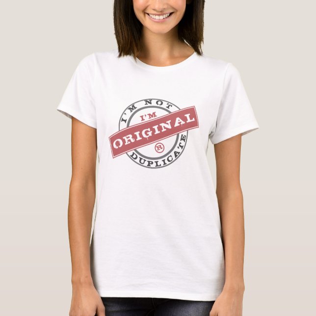 Texto Engraçado do Carimbo de Camisa - Personalizá (Frente)