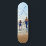 Texto Fotográfico personalizado skate Seu Design d<br><div class="desc">Tabuleiro de Texto e Foto Personalizado - Único seu próprio Design - Família Personalizada/Amigos ou Presente Pessoal - Adicionar seu Texto e Foto - Redimensionar e mover elementos com a ferramenta Personalização! Escolha fonte / tamanho / cor! Boa Sorte - Seja Feliz :)</div>