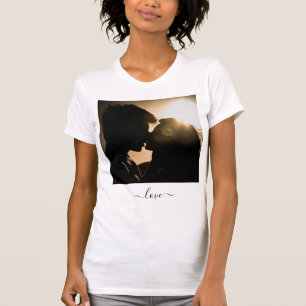 Texto Fotográfico personalizado T-Shirt Your Favor