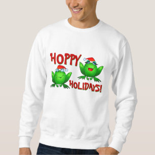 Texto Hoppy do vermelho da camisa dos sapos verdes