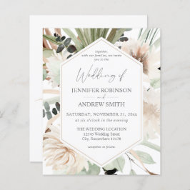 Texto LG Boho Eucalyptus Palm Casamento Floral