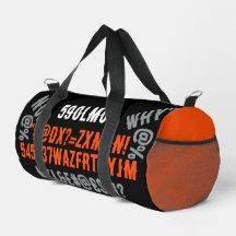 Texto moderno personalizado laranja preto lindo