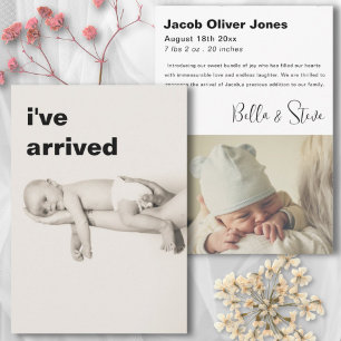 Texto moderno que eu cheguei Foto de anúncio de be