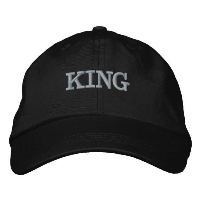 Texto/Nome do KING - Chapéus e Bonés personalizado (Frente)