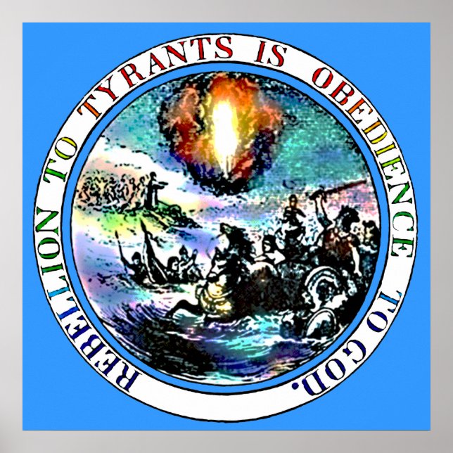 Texto original de rebelião para o maior Poster (Frente)