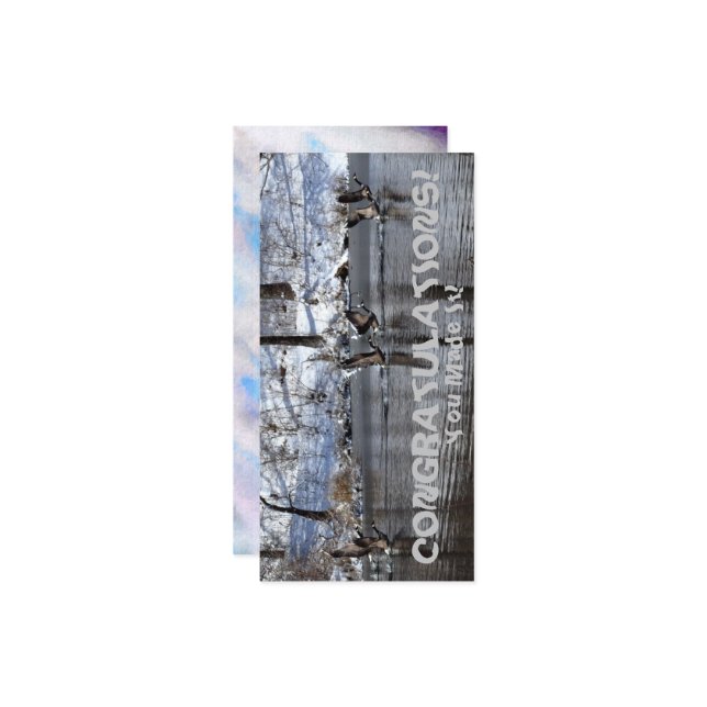 Texto "Parabéns Que Você Fez!" (Frente/Verso In Situ)