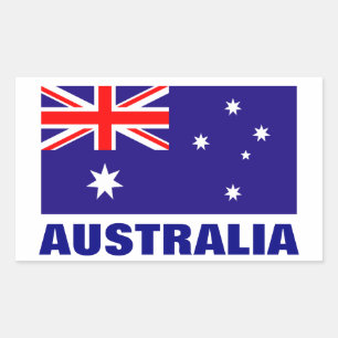 Texto personalizable australiano das etiquetas  