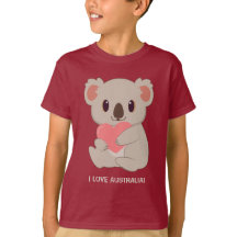 Texto Personalizado Amor T-Shirt Koala
