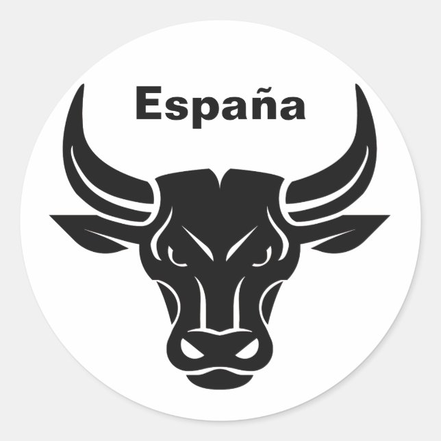 Texto personalizado Bull estilizado e adesivos col (Frente)