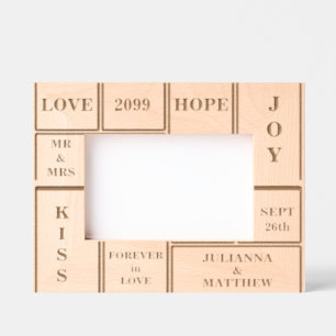 Texto Personalizado de Casamento ou Aniversário 6x