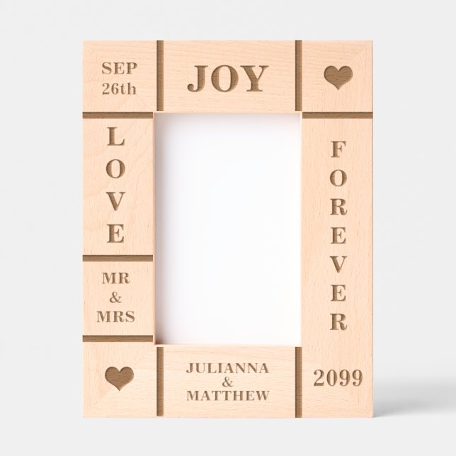 Texto Personalizado de Casamento ou Aniversário Ve (Front)