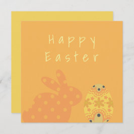 Texto Personalizado De Ovos De Abstrato Laranja Vi